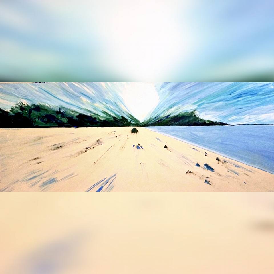 Beach At Lake Tahoe-stage 1.