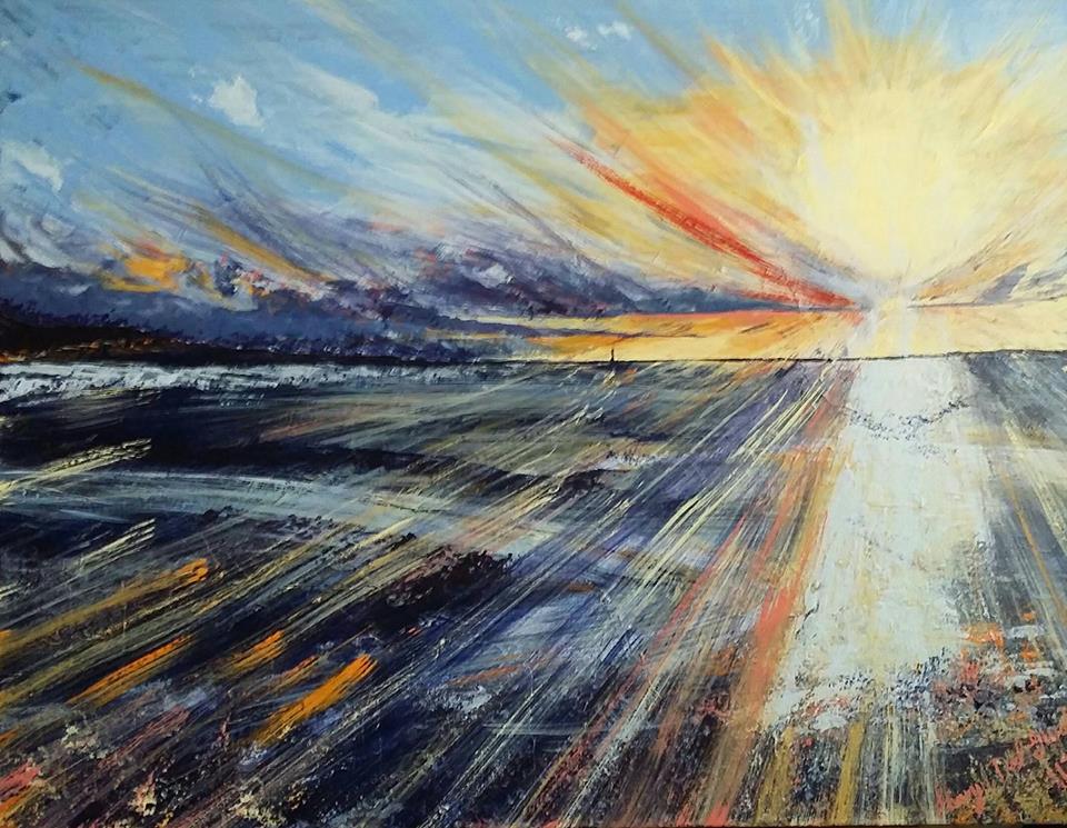 Lightness toDarkness Sunset at Rosebud