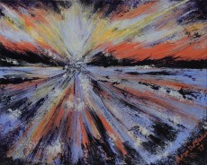 Artsillusion_Del Giudice_Sharyn_Radiating Sunset from Rosebud Pier