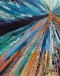 Del Giudice, Sharyn-Lake Tahoe Illumination-2017-acrylic-60x75cms.