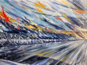 Del Giudice_Sharyn_Darkness fast approaching at rosebud beach_2018