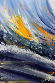 Del Giudice_Sharyn_Night approaching - lightness to darkness at Rosebud beach_2018 1