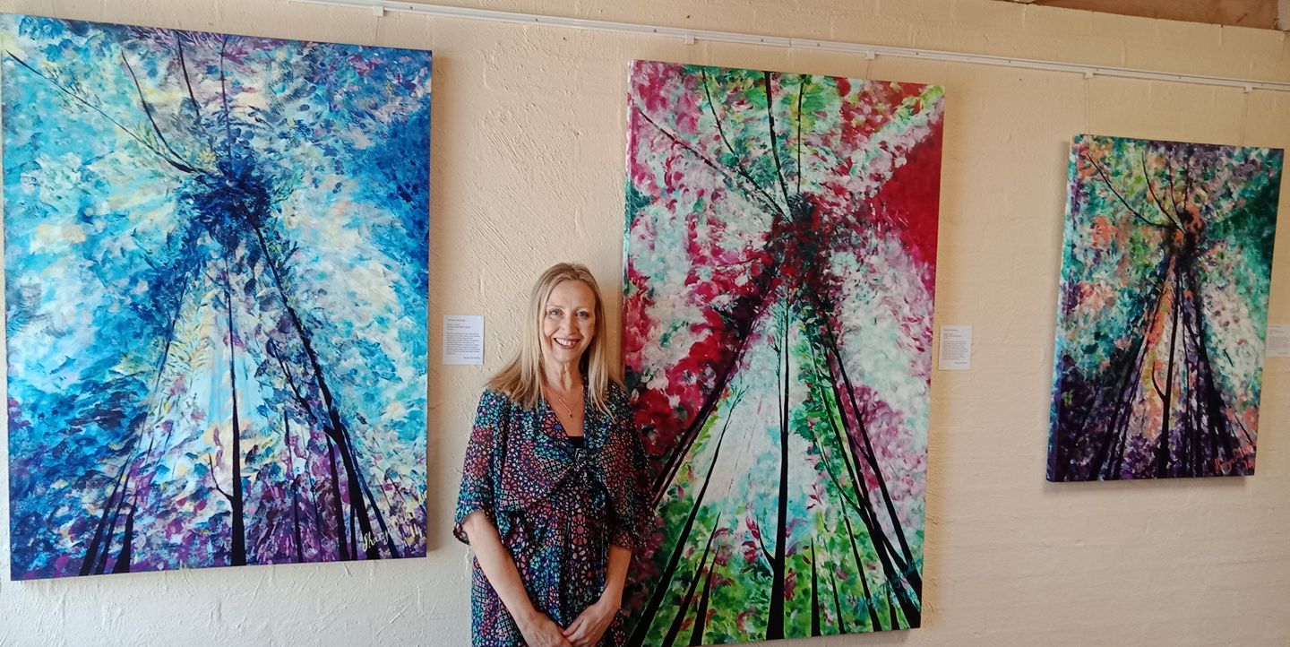 Sharyn At Energy, Emotion &amp; Euphoria at WhitHill Gallery 31-3-2018